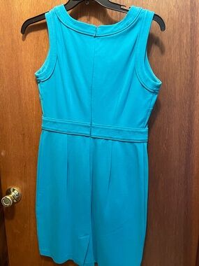 Sleeveless Turquoise Sheath Dress by Talbots